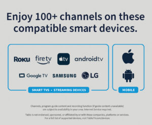 100+ channels 