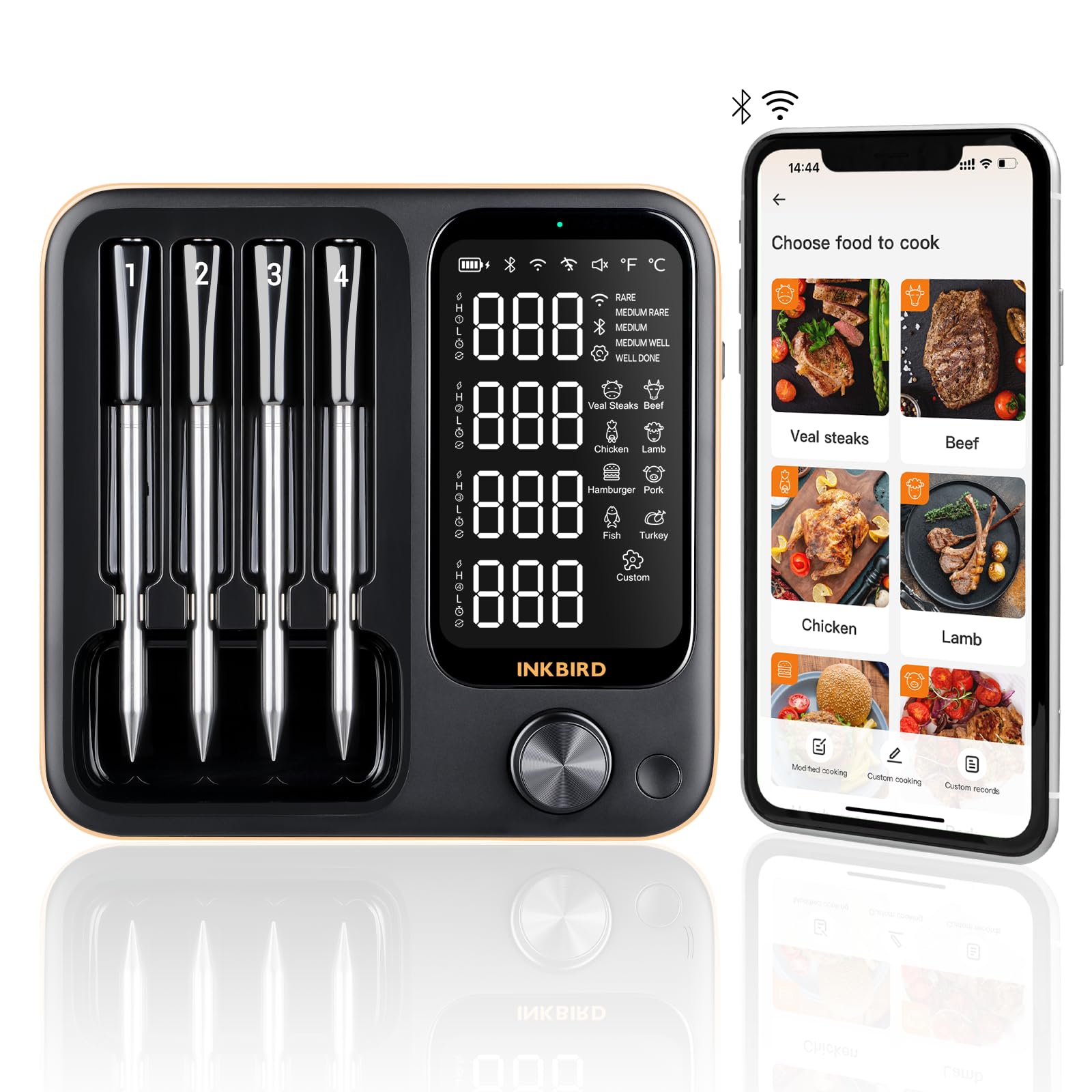 Wi-Fi Grilling Thermometer