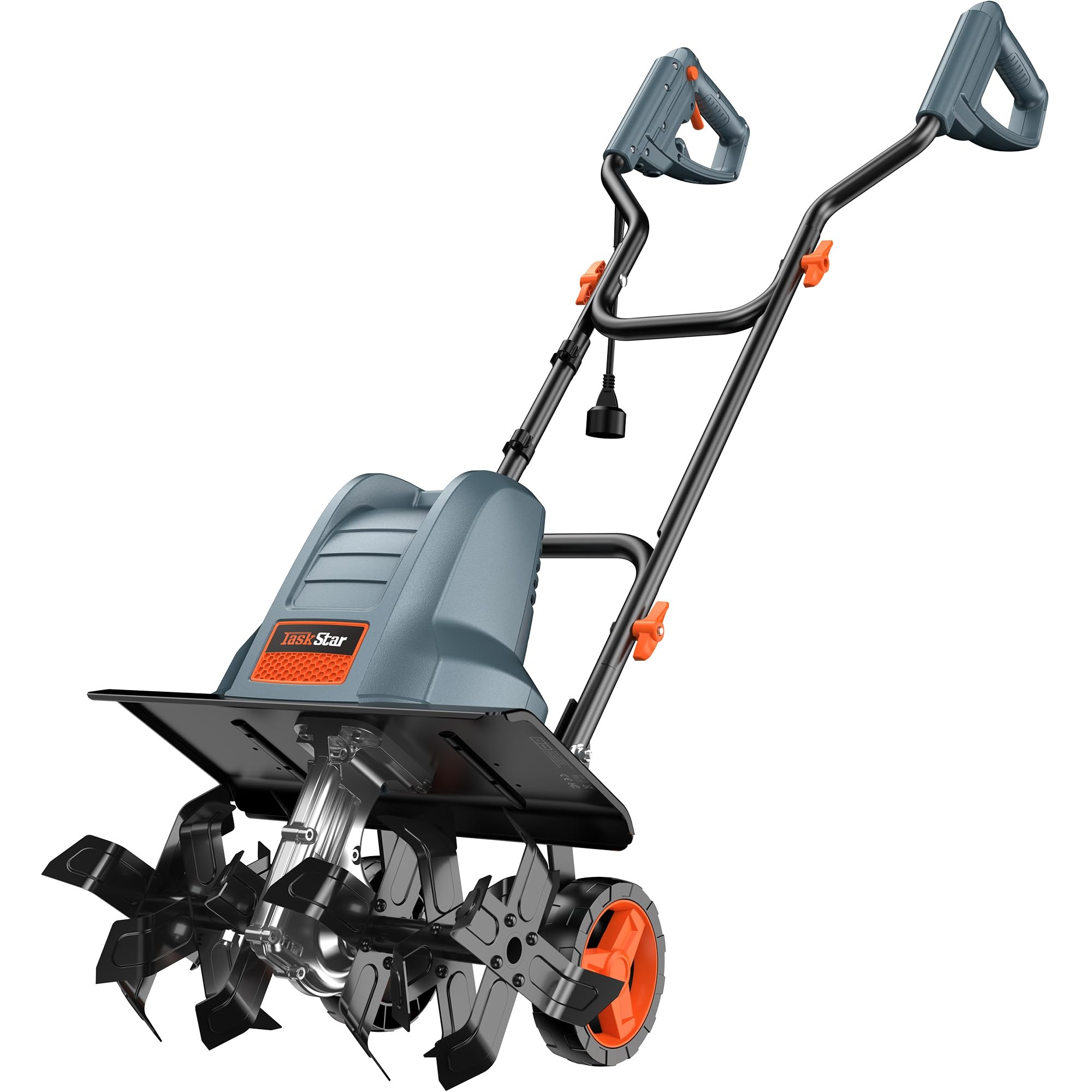 Electric Tiller for Gardening 380 RPM Rototiller 18 Inch Cultivator 13.5Amp TaskStar TH4500 Corded Tiller,9 Inch Deep Soil Tiller Heavy-Duty Blades*6,Variable Three-Position Wheels for Smooth Workflow 13.5Amp Corded tiller-18 Inch – Featured Image