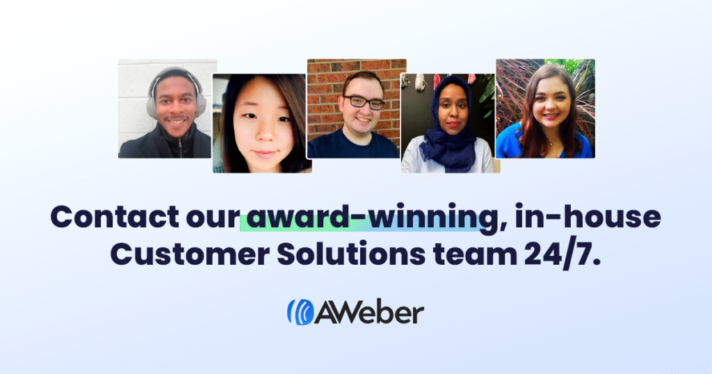 contact us aweber