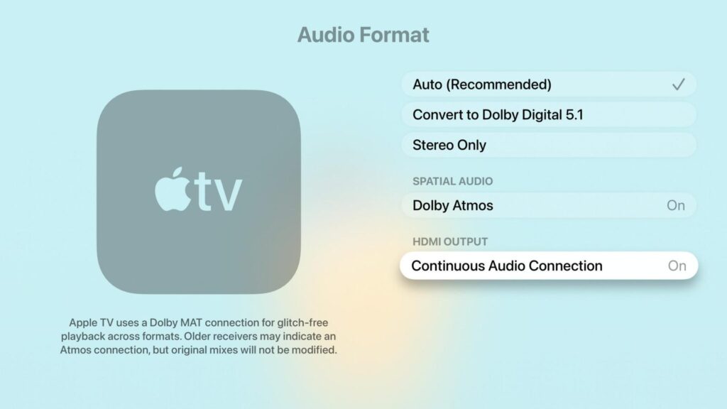 apple tv audio connection C2HsvM