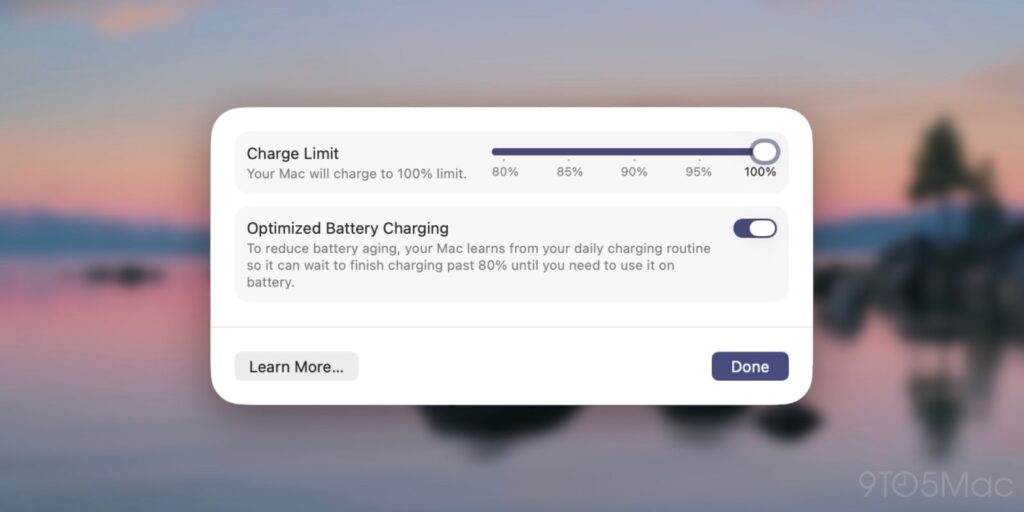 macOS 26.4 Charge Limit FI IAQX0g