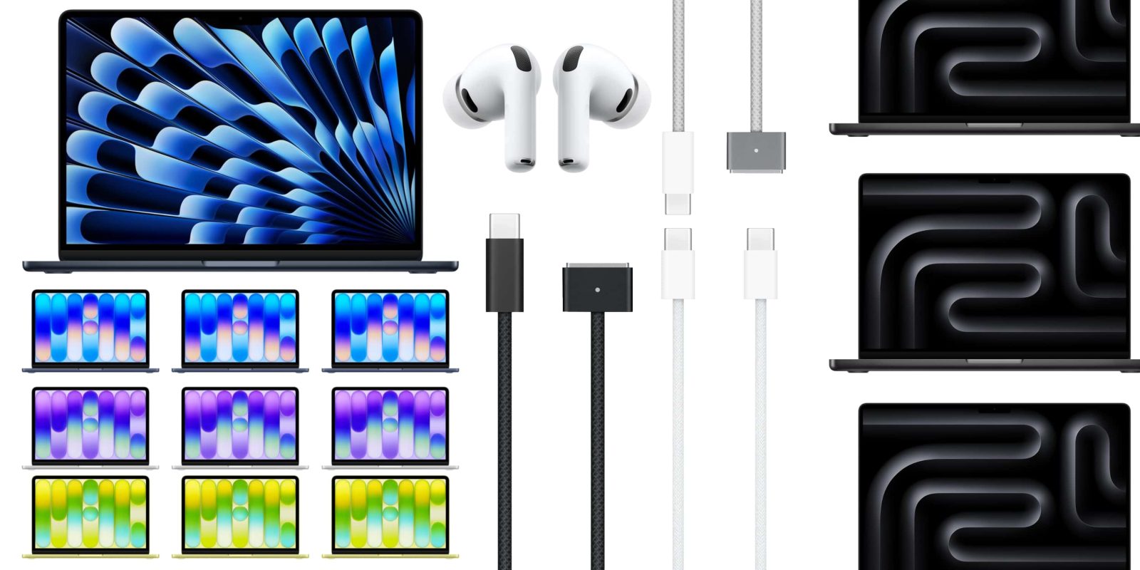 Apple deals MacBook Neo MagSafe cable M5 Pro Yb99RS