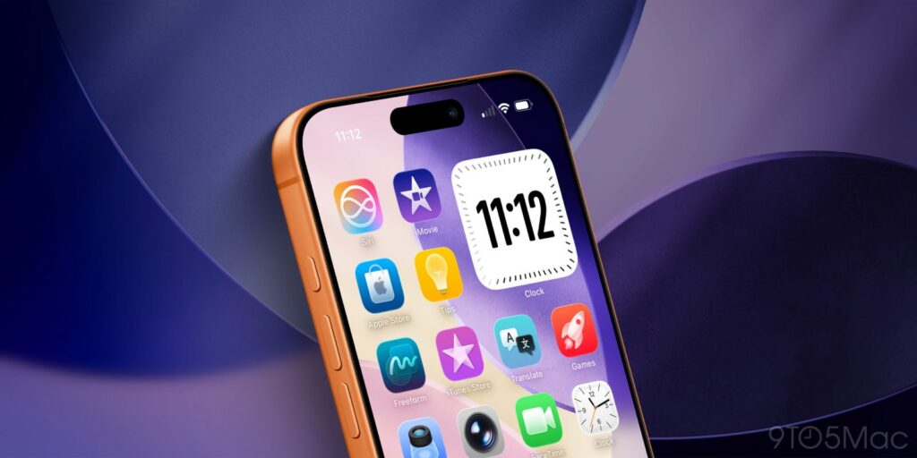 siri app icon iphone home screen close angle 5F5y8S