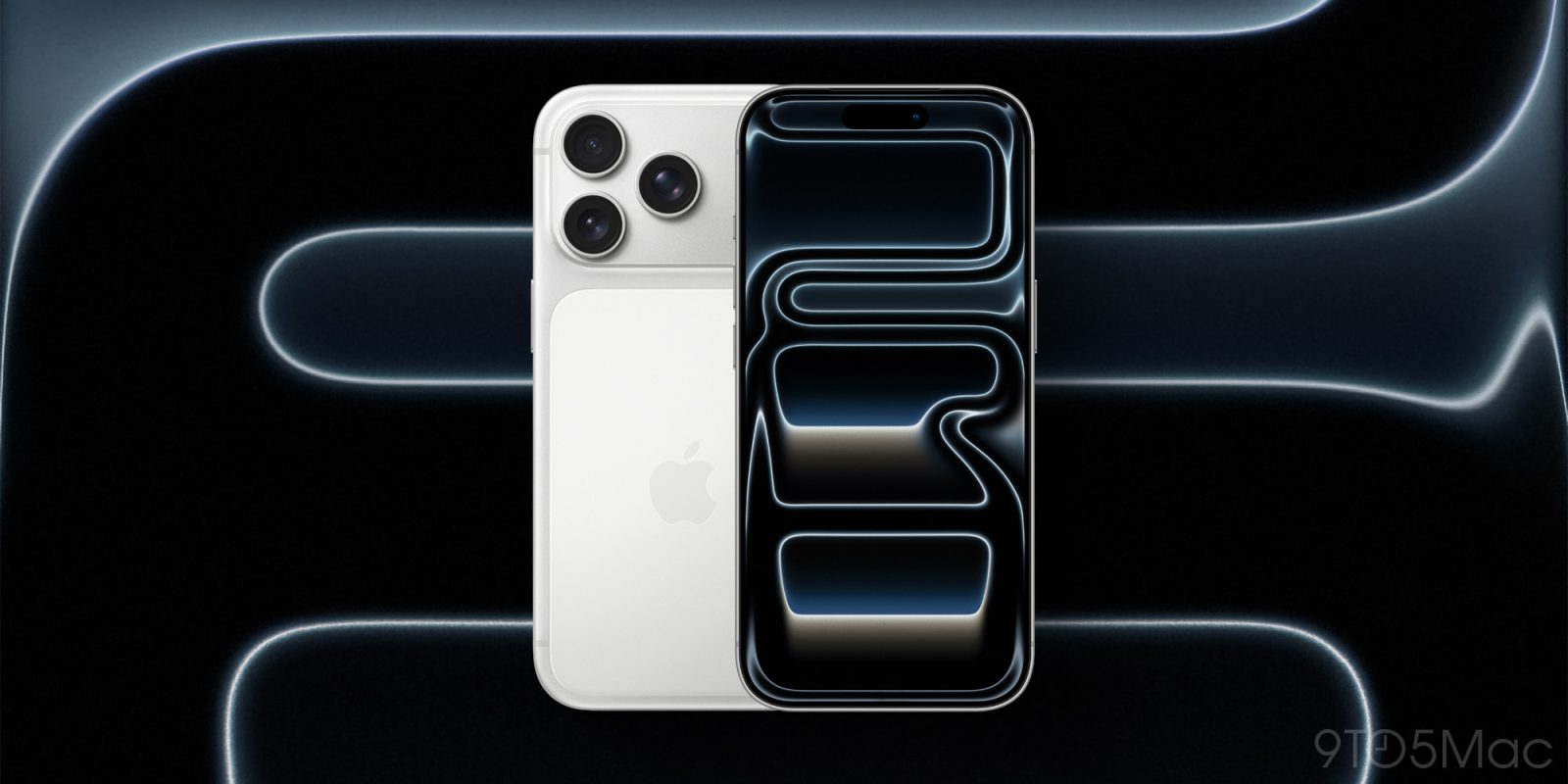 iphone 17 pro silver centered dark