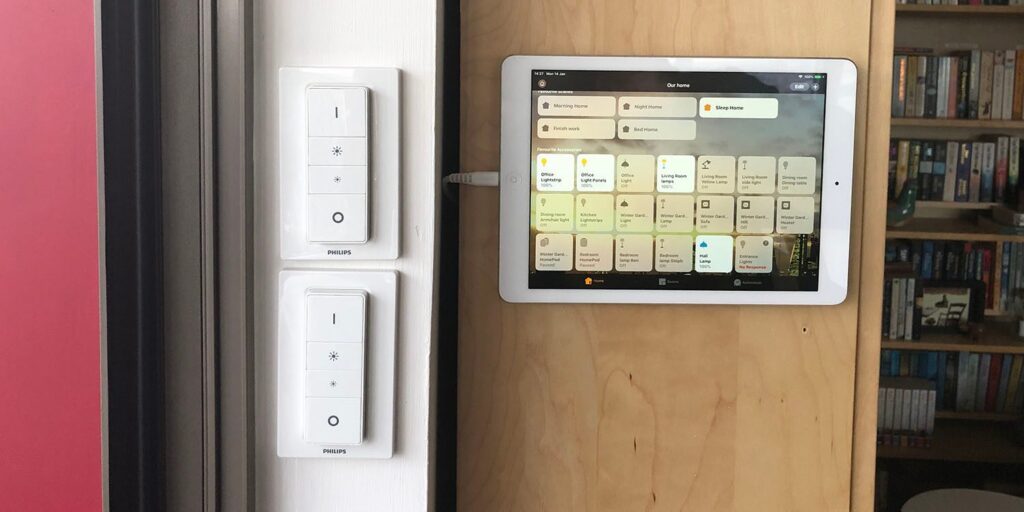 iPad home control panel oiCMuI