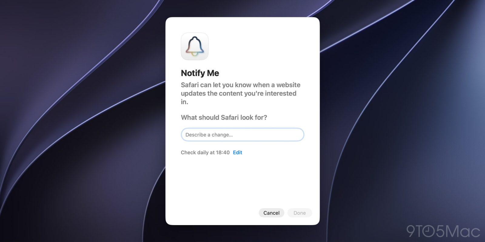 safari notify me alert sJtdMZ