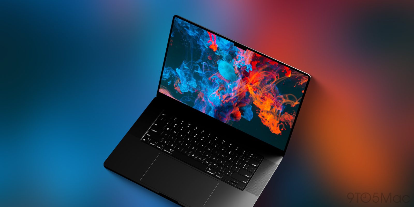 macbook pro mockup blue red EGr6O5